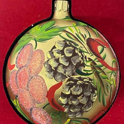 Vintage 2006 Saks Fifth Avenue Annual Christmas Ball Ornament, Hand Made
