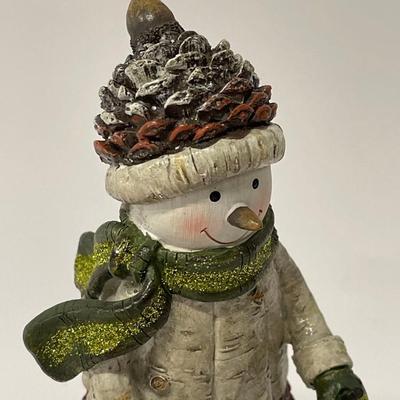Lenox Skiing Birch Snowlady Figurine