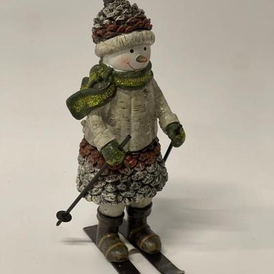 Lenox Skiing Birch Snowlady Figurine