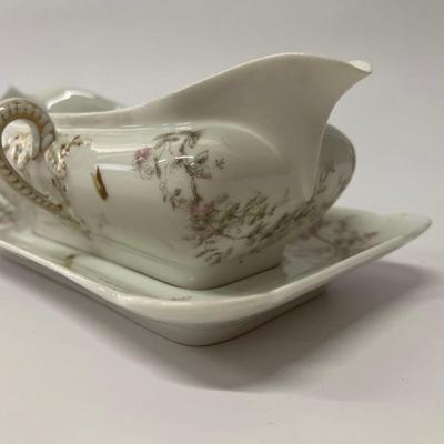 Vintage Limoges Porcelain Gravy Boat