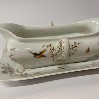 Vintage Limoges Porcelain Gravy Boat