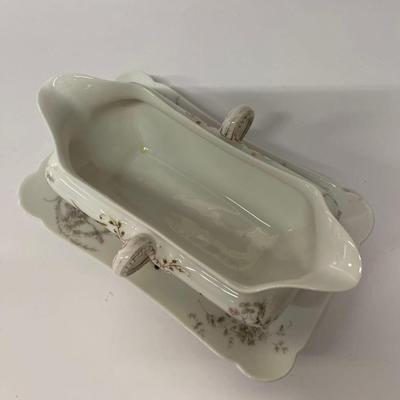 Vintage Limoges Porcelain Gravy Boat