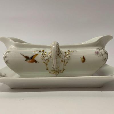 Vintage Limoges Porcelain Gravy Boat