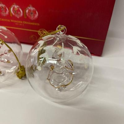 Lenox For the Holidays Crystal Wonder Ornaments
