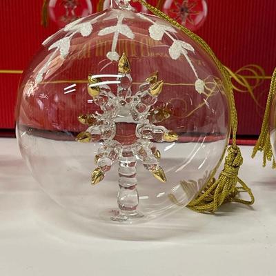 Lenox For the Holidays Crystal Wonder Ornaments