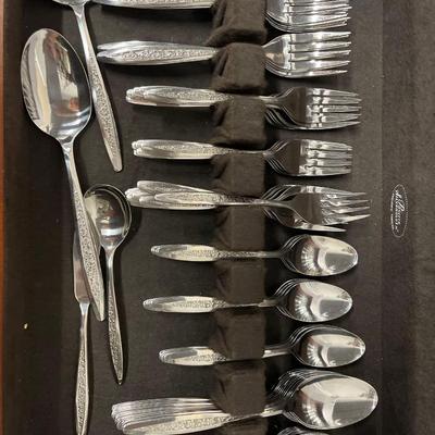 Stainless Steel Flatware Set, 88 pieces +