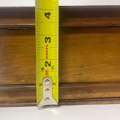 Antique Italian Sorrento Ware Olive Wood Casket, 1920s