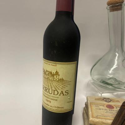 Lot of Wine Themed Bar Accessories
