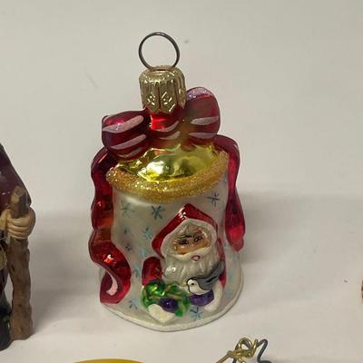 Lot of Assorted Handmade and Hand Painted Christmas Holiday Ornaments