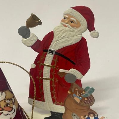 Lot of Assorted Handmade and Hand Painted Christmas Holiday Ornaments