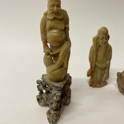 Lot of Authentic Vintage Chinese Soapstone Figurines