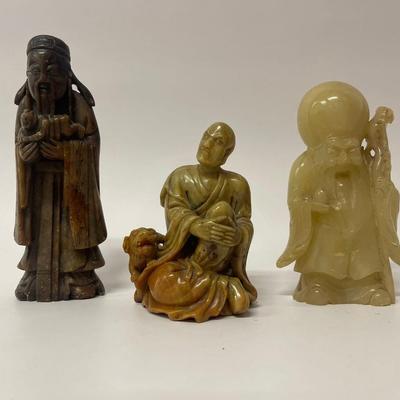 Lot of Authentic Vintage Chinese Soapstone Figurines