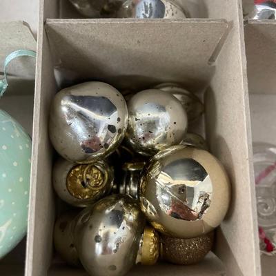 Lot of Vintage Style Christmas Ornaments
