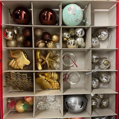 Lot of Vintage Style Christmas Ornaments