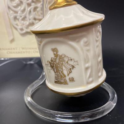 Lenox Christmas Holiday Ornaments, Santa Figurine & Bowl