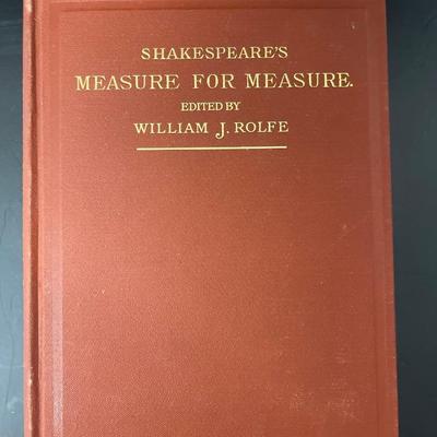 Set of 1898 Shakespeare Comedies And Tragedies