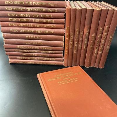 Set of 1898 Shakespeare Comedies And Tragedies