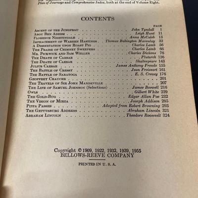 Set of Early Edition Books, Journeys Through Bookland, Sylvester