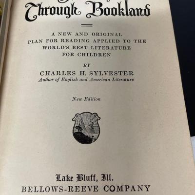 Set of Early Edition Books, Journeys Through Bookland, Sylvester
