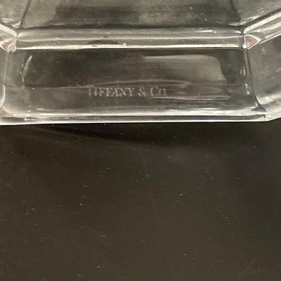Pair of Tiffany & Co Crystal Candlesticks