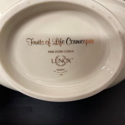 Lenox Porcelain Fruits of Life Cornucopia