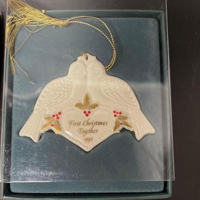 Lot of Lenox & Gorham Ornaments