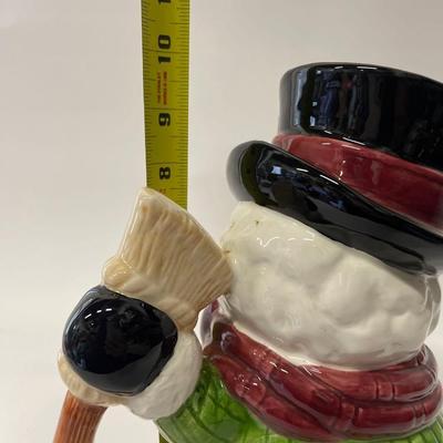 Omnibus by Fitz & Floyd Snowman Water Pitcher