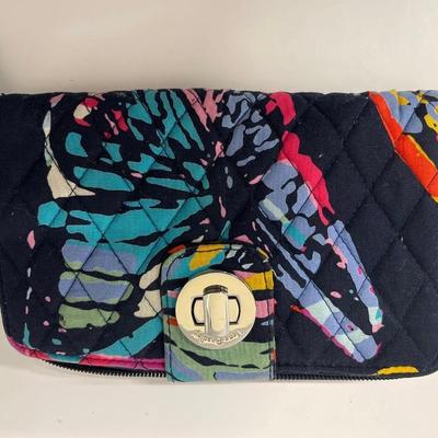Vera Bradley Butterfly Turn Lock Wallet