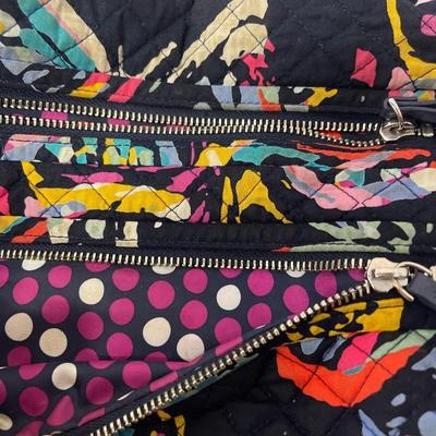 Vera Bradley Quilted Butterfly Cross Body Bag