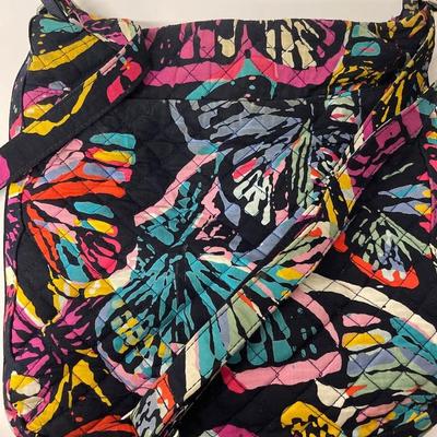 Vera Bradley Quilted Butterfly Cross Body Bag