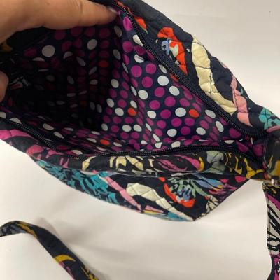 Vera Bradley Quilted Butterfly Cross Body Bag