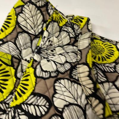 Vera Bradley Citron Hand Bag with Turn Lock