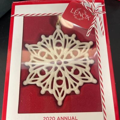 Lot of Lenox Christmas Holiday Ornaments