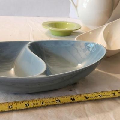 MCM severing Bowls, Fiesta and Janina Vintage Porcelain Coffee Pot