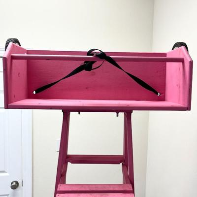 Mardi Gras Pink Parade 6ft. Ladder