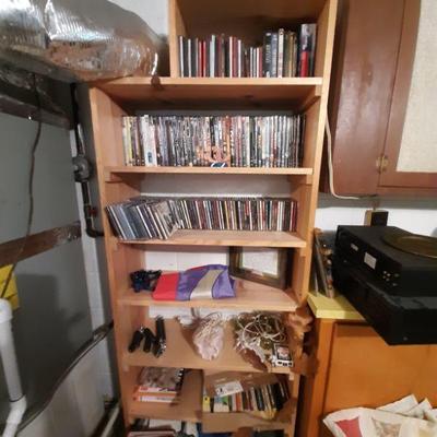 Books and cds as well as dvds