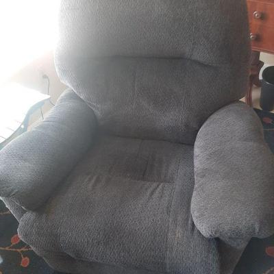 Dark blue oversized plush Swivel rocker $85.00
