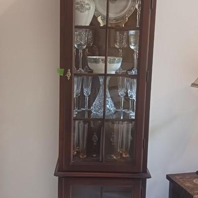 Cherry Wood China Cabinet