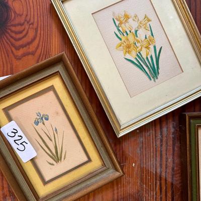 Framed art lot