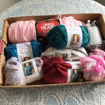 Red Heart Yarn Lot