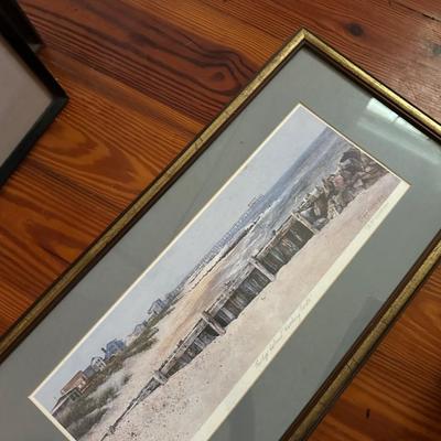 Framed art lot