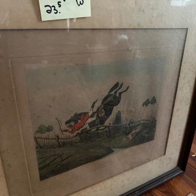 Framed art lot