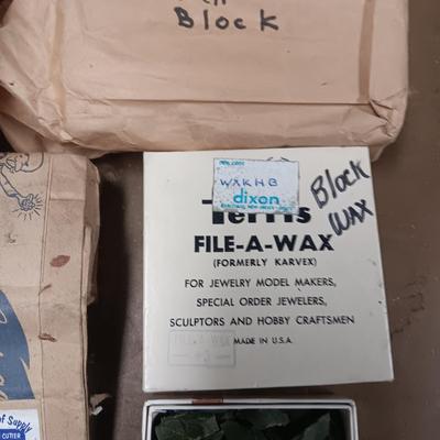 TORCH BLOCKS, WAX & WOODEN DOP STICKS