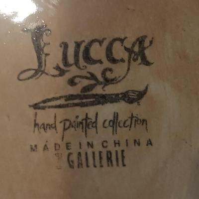 Lucca Hand Painted Collection Water Pitcher
