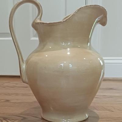 Lucca Hand Painted Collection Water Pitcher