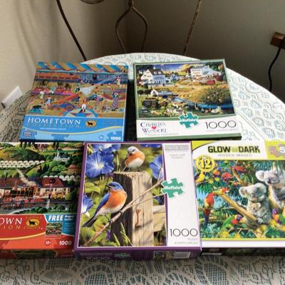 Five Puzzle Lot