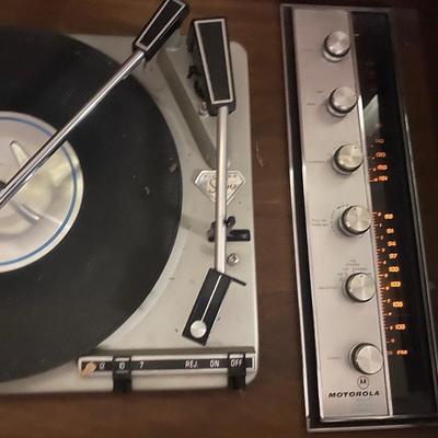 Vintage Motorola Radio and Record Player