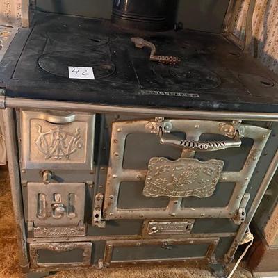 Vintage Mallable Wood or Coal Stove