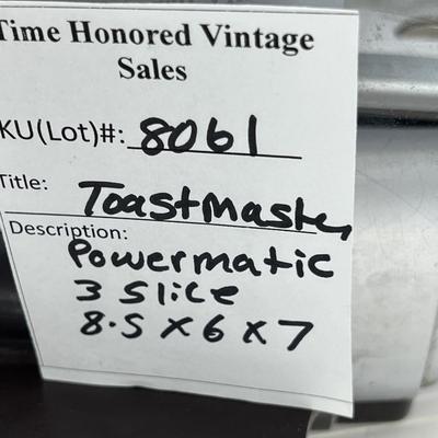 Toastmaster 3 slice Super Delux