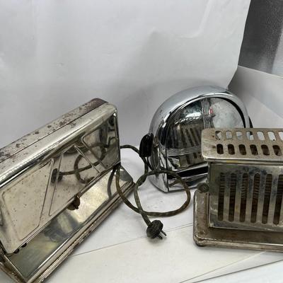 3 Antique toasters for restoration